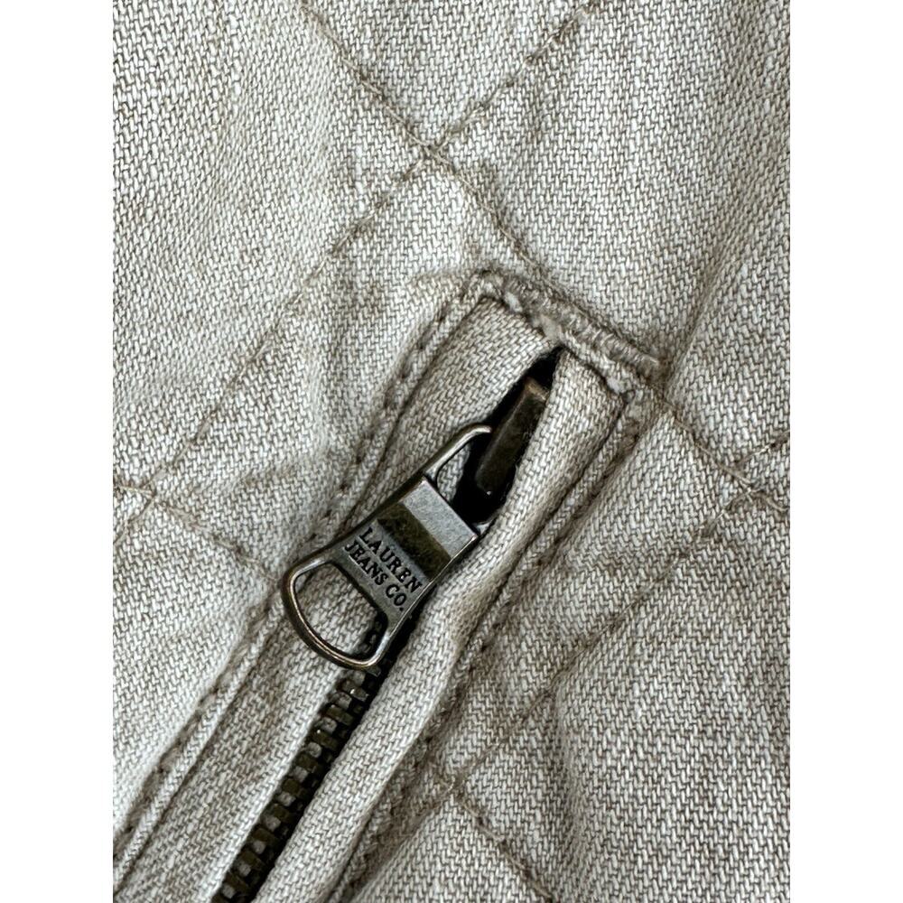 Polo Ralph Lauren Jeans Co. Women’s Classic Quilted Snap Front Jacket Size L - Picture 3 of 10